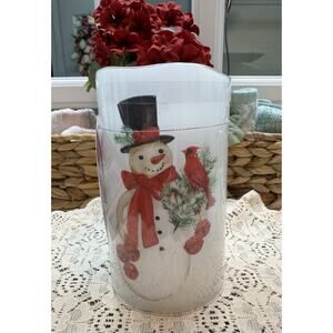 Sullivans White Flameless LED Candle 2 AA Battery Operated Snowman